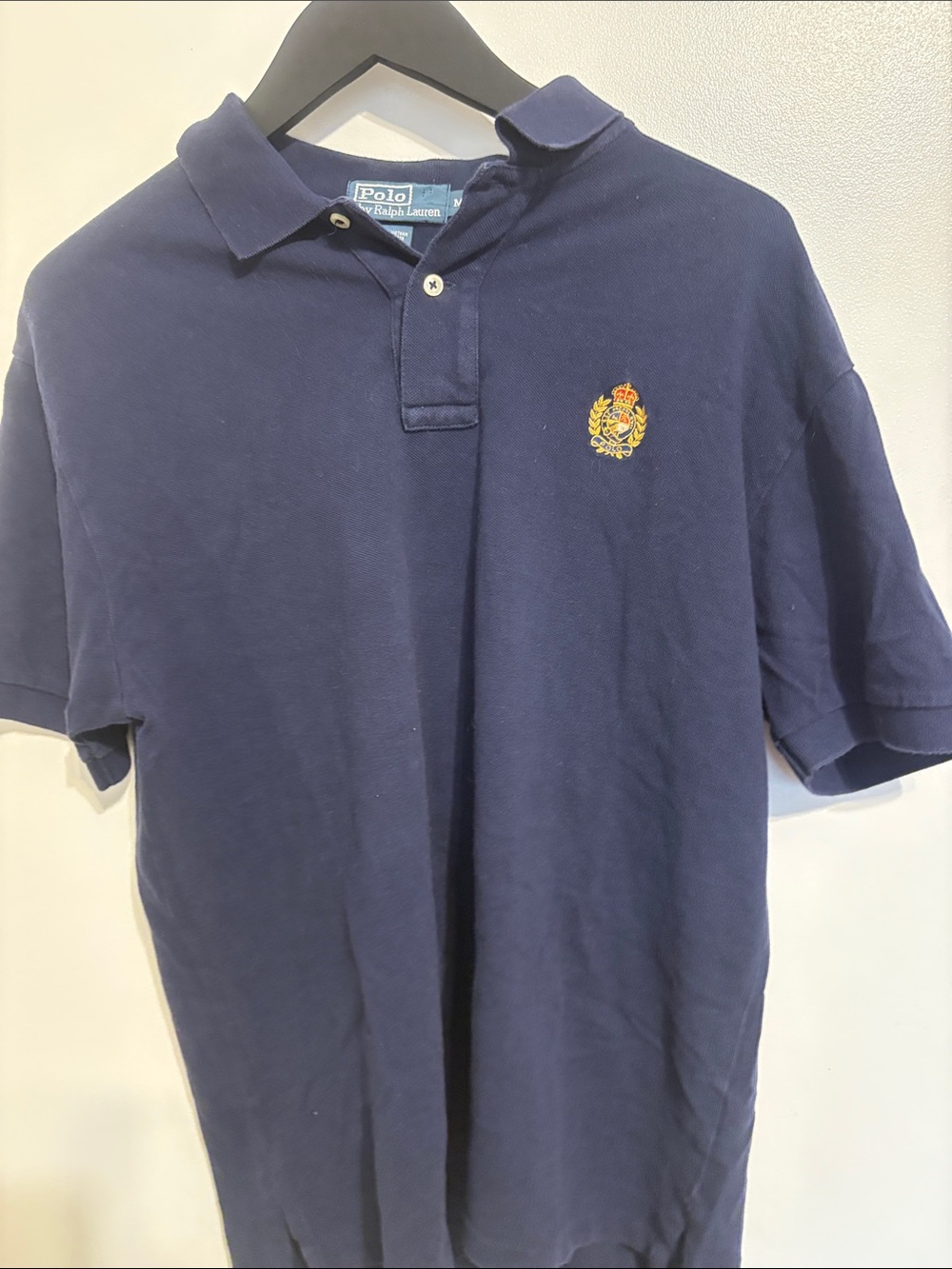 Polo by Ralph Lauren Navy Short-Sleeve Polo with Embroidered Crest